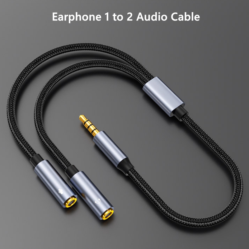 3.5mm Jack Aux Audio Cable Mal - Earphone Splitter Jack บทวิจารณ์และราคา