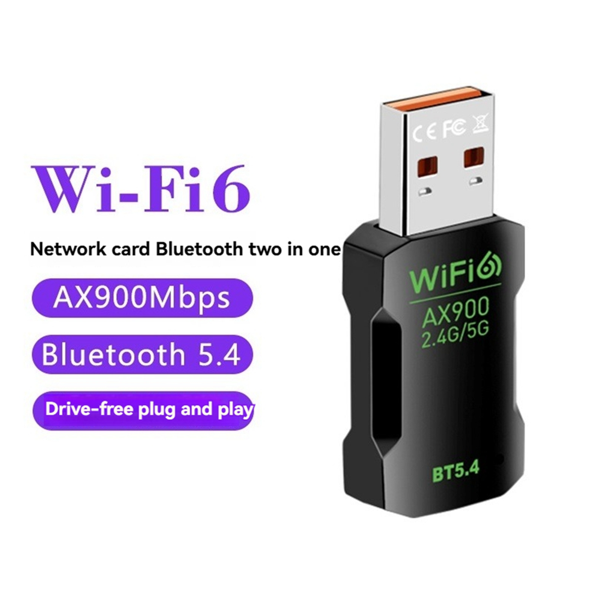 T35C WiFi6 AX900 Wireless USB  - Bluetooth Adapter Receiver บทวิจารณ์และราคา