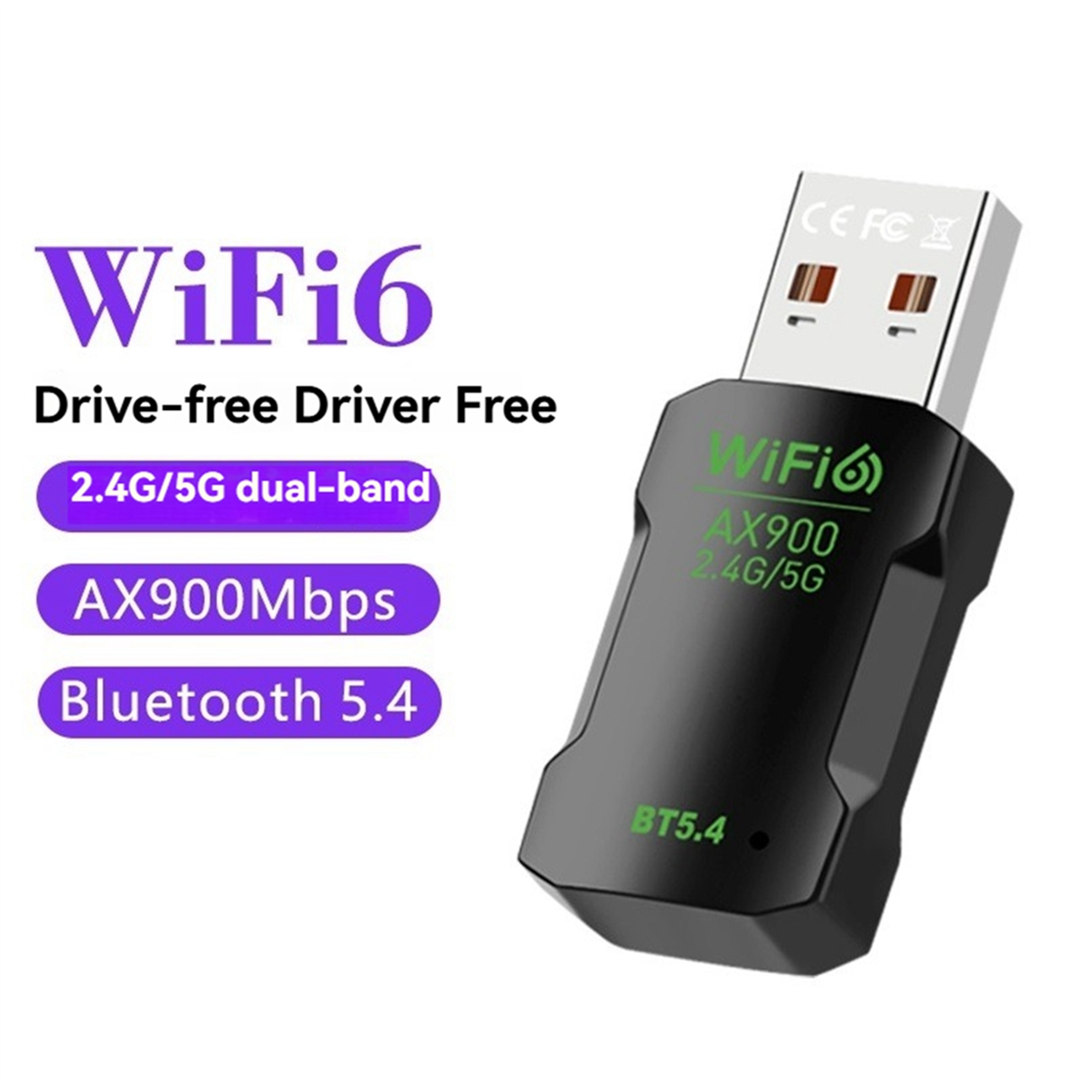 T35C WiFi6 AX900 Wireless USB  - Bluetooth Adapter Receiver บทวิจารณ์และราคา