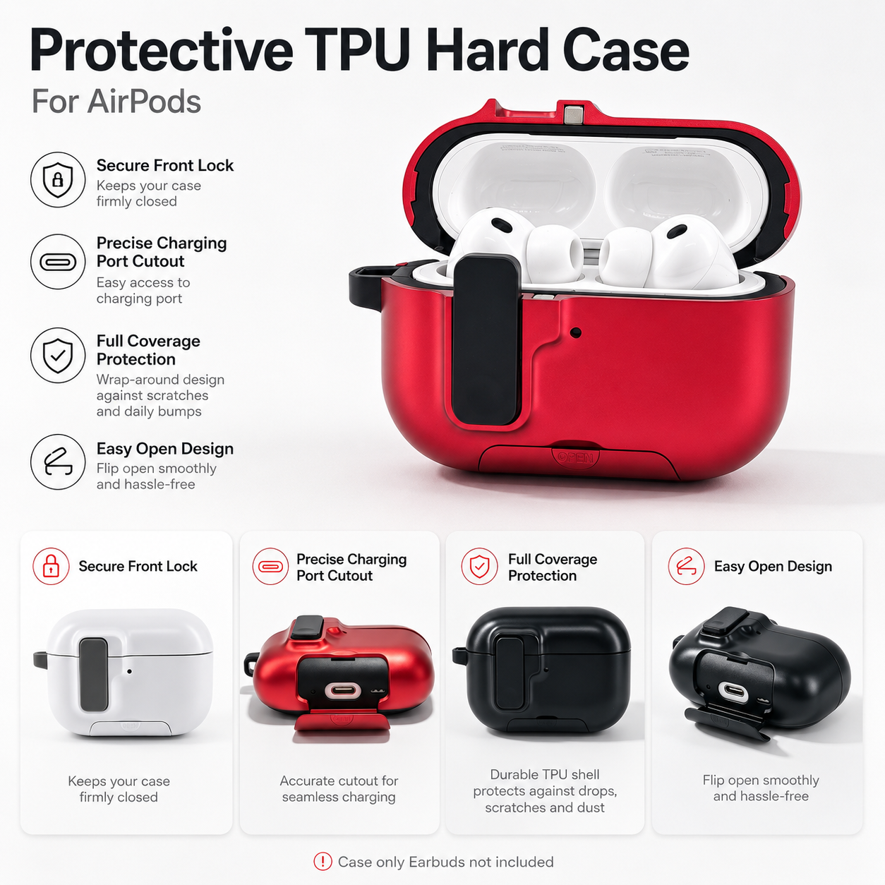 For AirPods Hard Case for Pro3 - Headphone Case Hard บทวิจารณ์และราคา