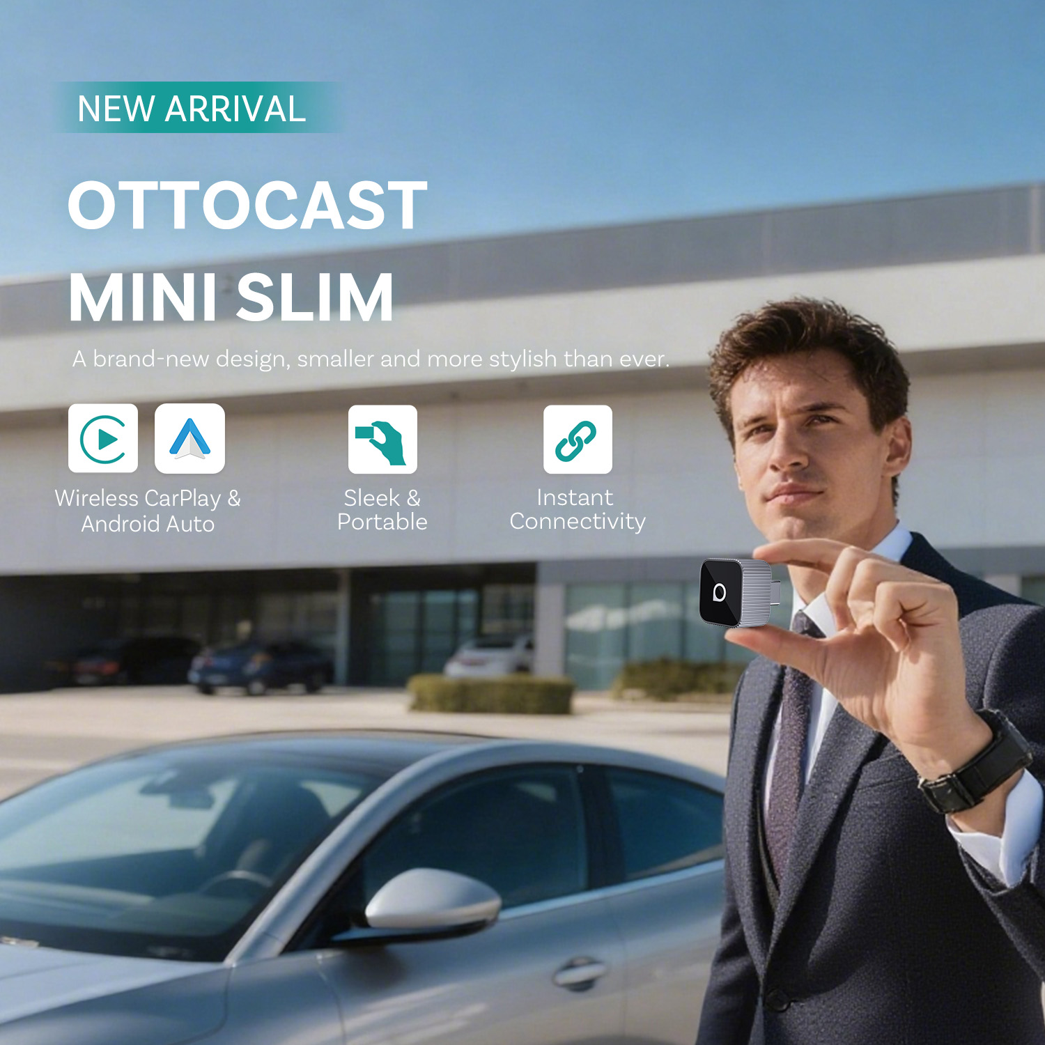 Ottocast Mini Slim Wireless Ca - Bluetooth Adapter Receiver บทวิจารณ์และราคา