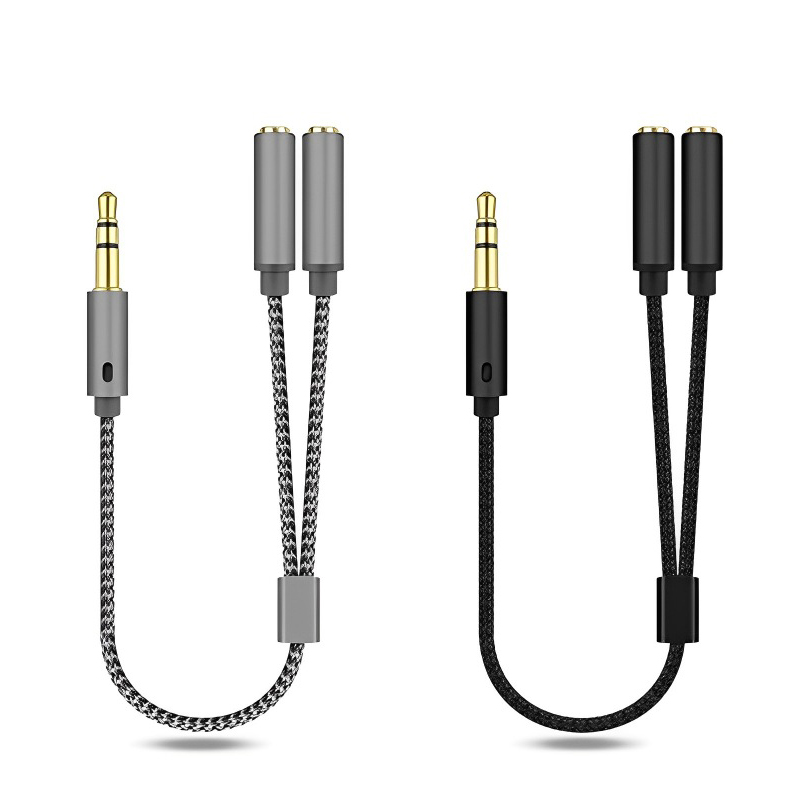 3.5mm Audio Splitter Y Jack 1  - Audio Splitter Y บทวิจารณ์และราคา