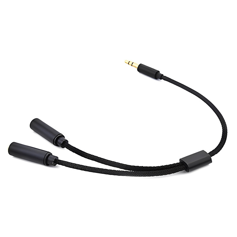 3.5mm Audio Splitter Y Jack 1  - Audio Splitter Y บทวิจารณ์และราคา