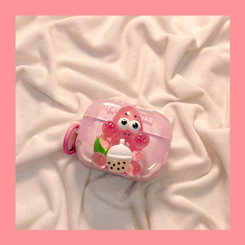 Cute SpongeBob 3D Protective C - Earbuds Charging Case บทวิจารณ์และราคา