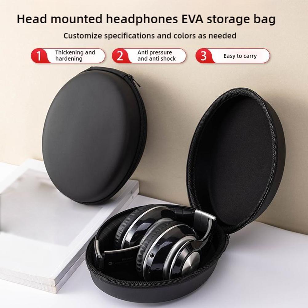Earphone Storage Case PU Mini  - Headphone Case Hard บทวิจารณ์และราคา